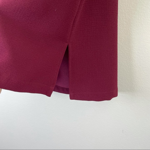MADEWELL Crepe Canal Maroon Sleeveless Blouse - Picture 5 of 10